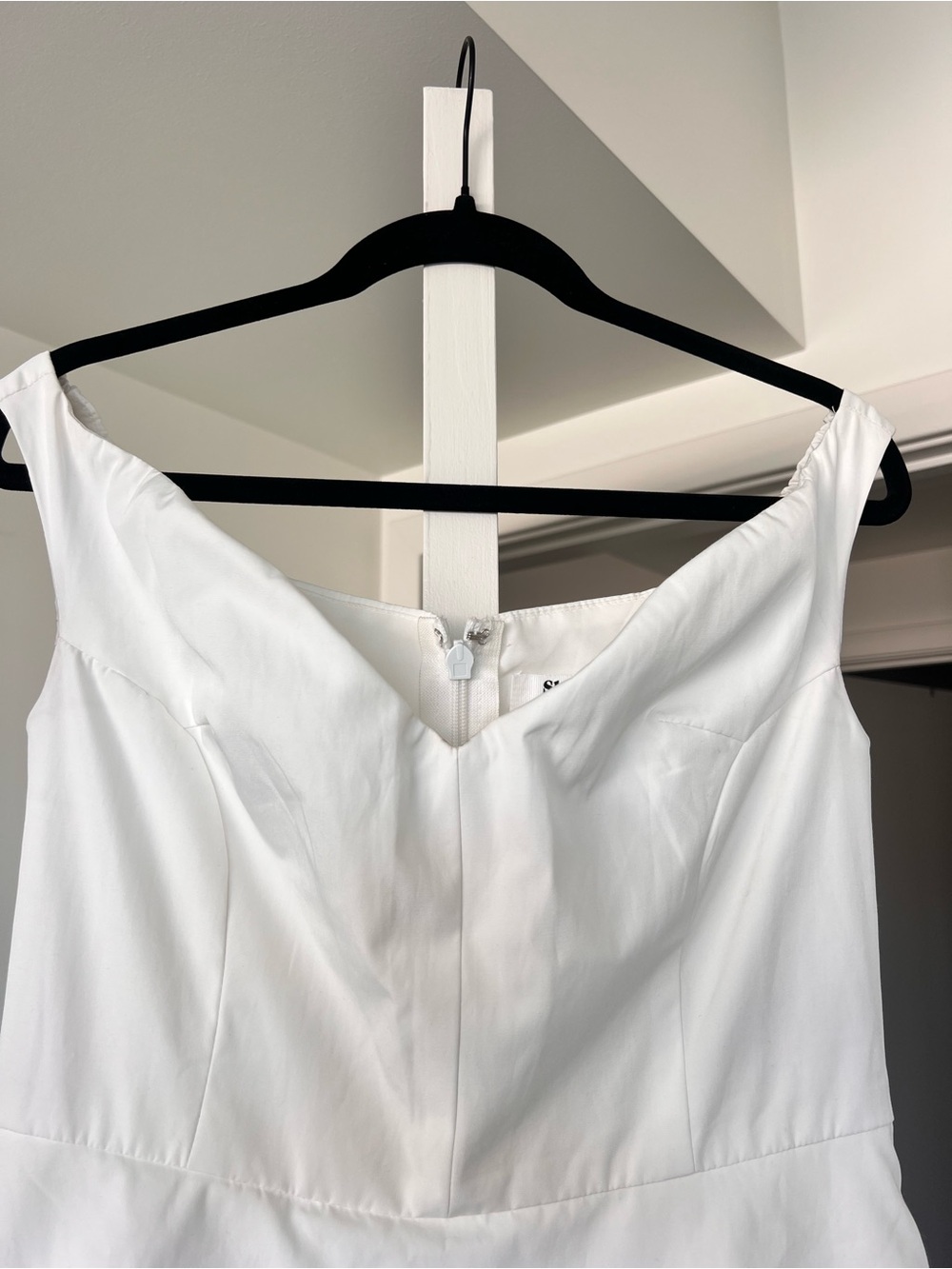 Showpo Izara Mini Dress White Sz US 8/Medium - Picture 5 of 15